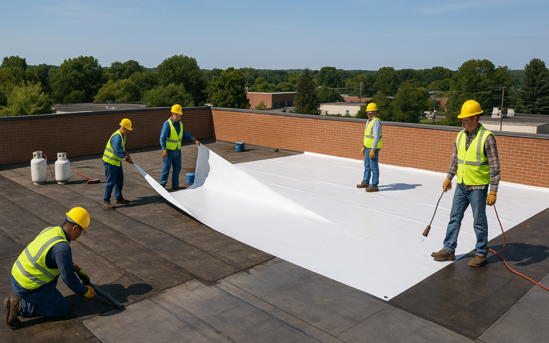 Top-Rated Commercial Roof Replacement Near Me – Trusted Solutions by 605 Roofing and Contracting